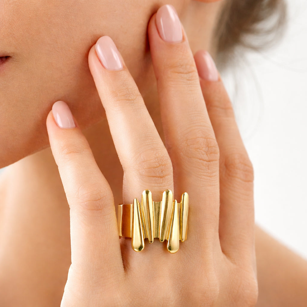 Anillo Teardrop